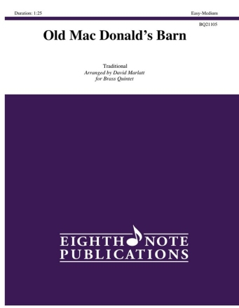 Traditional (Arr, David Marlatt) Old Mac Donalds Barn 2 Trp | Hrn | Pos | Tub