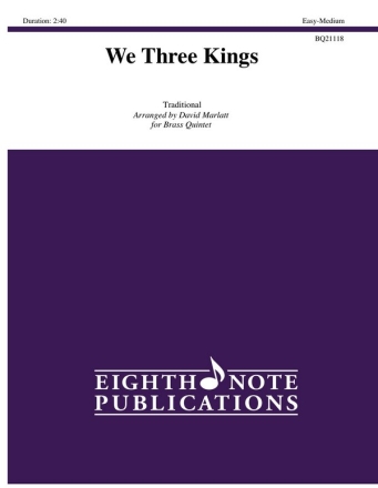 Traditional (Arr, David Marlatt) We Three Kings 2 Trp | Hrn | Pos | Tub