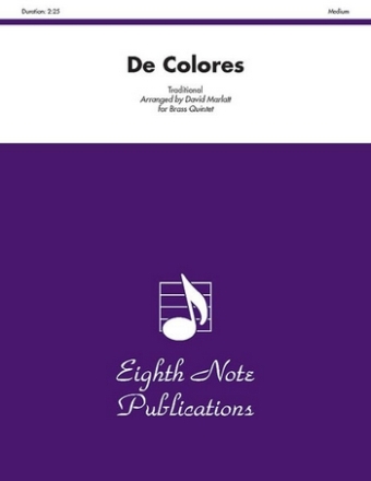 Traditional (Arr, David Marlatt) De Colores 2 Trp | Hrn | Pos | Tub