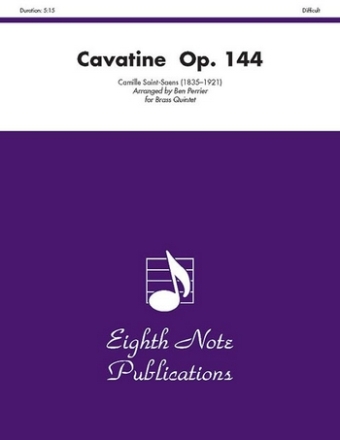 Camille Saint-Saens (Arr, Ben Perrier) Cavatine  Op, 144 2 Trp | Hrn | Pos | Tub