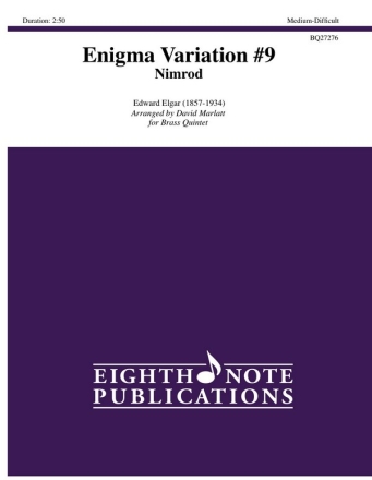 Edward Elgar (Arr, David Marlatt) Enigma Variation #9 (Nimrod) 2 Trp | Hrn | Pos | Tub | Pk