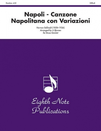 Napoli fr Solo-Tuba, 2 Trompeten, Horn und Posaune Partitur und Stimmen