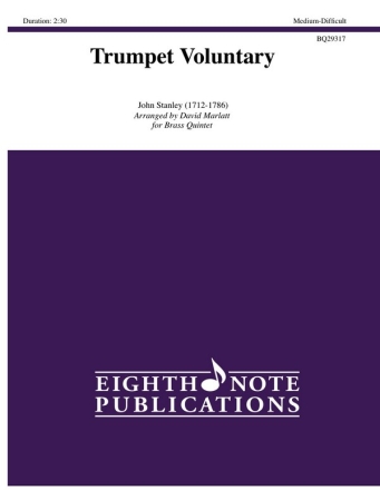 John Stanley (Arr, David Marlatt) Trumpet Voluntary 2 Trp | Hrn | Pos | Tub