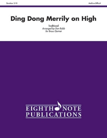 Traditional (Arr, Don  Robb) Ding Dong Merrily on High 2 Trp | Hrn | Pos | Tub