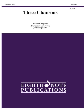 Various (Arr, Don Sweete) Three Chansons 2 Trp | Hrn | Pos