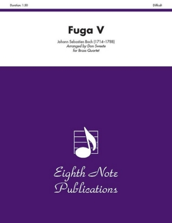 Johann Sebastian Bach (Arr, Don Sweete) Fuga V 2 Trp | Hrn | Pos