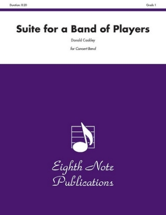 Donald Coakley Suite for a Band of Players Concert Band / Blasorchester