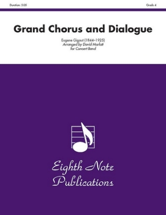 Eugene Gigout (Arr, David Marlatt) Grand Chorus and Dialogue Concert Band / Blasorchester