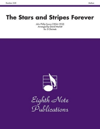 John Philip Sousa (Arr, David Marlatt) Stars and Stripes Forever, The 5 Klar