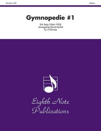 Gymnopedie no.1 for 5 clarinets score and parts