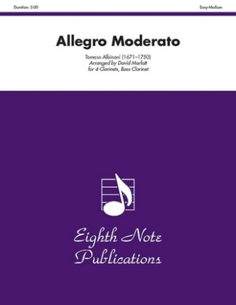 Tomaso Albinoni (Arr, David Marlatt) Allegro Moderato 4 Klar | B-Klar