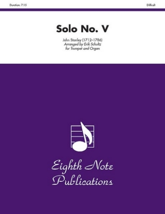 John Stanley (Arr, Erik  Schultz) Solo No, V Trp | Org