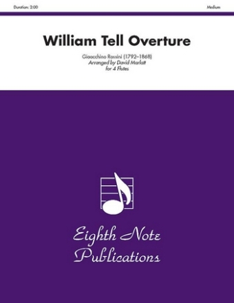 William Tell Overture for 4 flutes score and parts