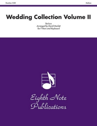 Various (Arr, David Marlatt) Wedding Collection Volume II Hrn | Key