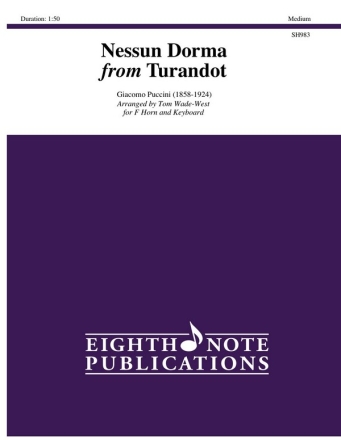 Giacomo Puccini (Arr, Tom Wade-West) Nessun Dorma from Turnadot Hrn | Key