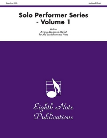 Various (Arr, David Marlatt) Solo Performer Series - Volume 1 Klav | A-Sax