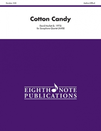 Cotton Candy for 4 saxophones (AATB) score and parts