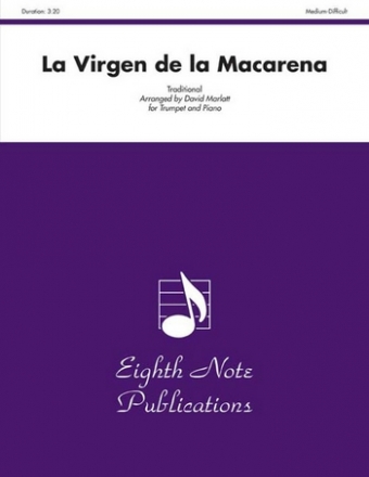 La virgen de la Macarena for trumpet and piano