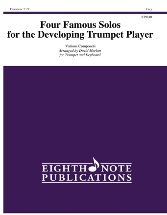 Various (Arr, David Marlatt) Four Famous Solos for the Developing Trumpet Player Trp | Key