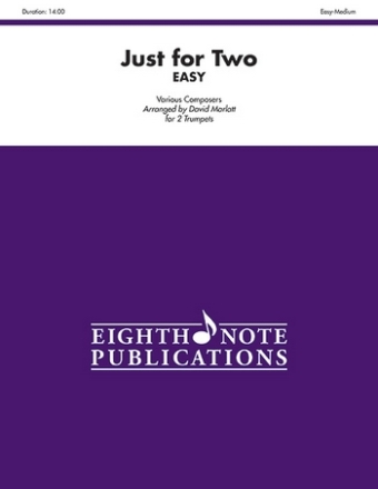 Just for two - easy for 2 wind instruments (ensemble) trumpet score