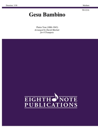 Gesu bambino for 6 trumpets score and parts