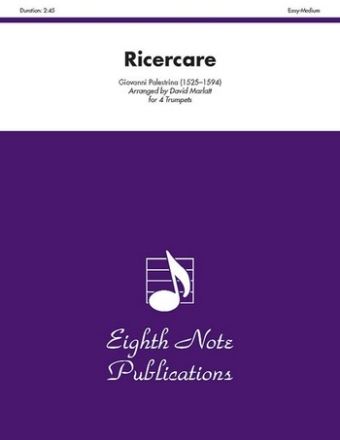 Giovanni Palestrina (Arr, David Marlatt) Ricercare 4 Trp