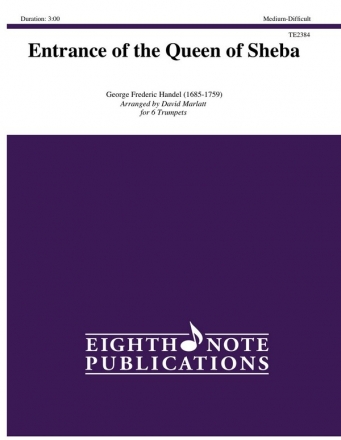 Entrance of the Queen of Sheba for 6 trumpts score and parts