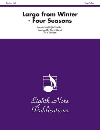 Largo from Winter for flugel horn and 5 trumpets score and parts