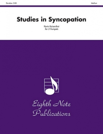 Studies in Syncopation for 3 trumpets scor and parts