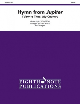 Hymn from Jupiter for 6 trumpets score and parts