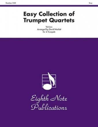 Easy Collection of Trumpet Quartets for 4 trumpets 2 scores