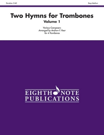 2 Hymns vol.1 for 4 trombones score and parts