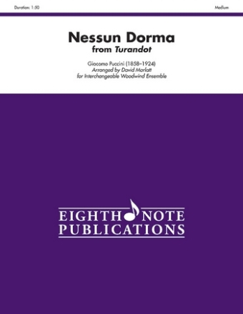 Giacomo Puccini (Arr, David Marlatt) Nessun Dorma from Turandot Woodwind Ensemble