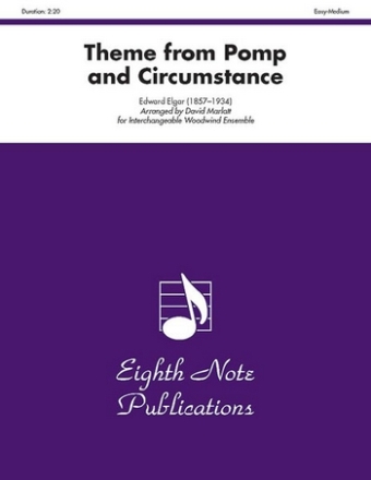 Theme from Pomp and Circumstance vol.1 for 5-part woodwind ensemble score and parts