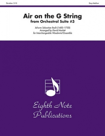 Air on the G AString BWV1068 for flexible 5-part woodwind ensemble score and parts