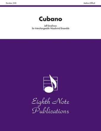 Cubano for flexible 5-part woodwind ensemble score and parts