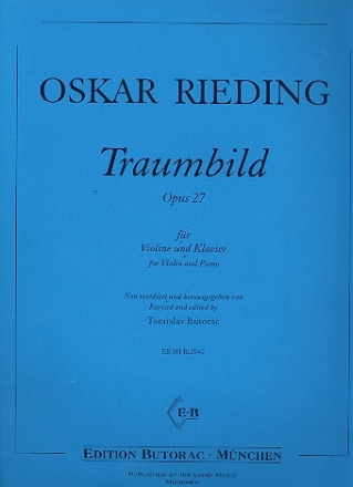 Traumbild op.27 fr Violine und Klavier