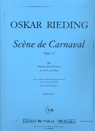 Scne e Carnaval op.33 fr Violine und Klavier