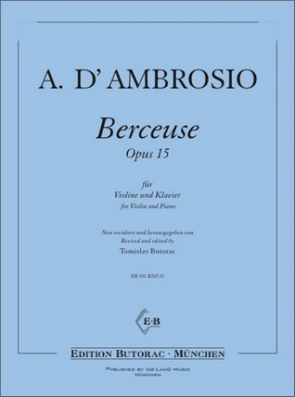 Berceuse op.15 fr Violine und Klavier