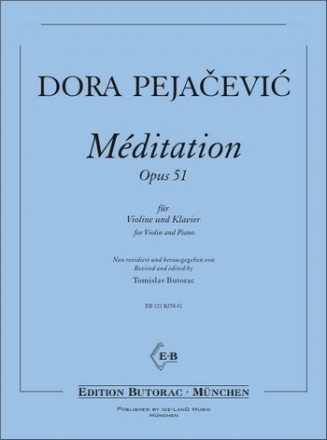 Mditation op.51 fr Violine und Klavier