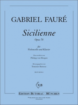 Faure, Gabriel Sicilienne op. 78 Violoncello Klavier