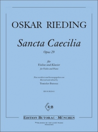 Rieding, Oskar Sancta Caecilia op 29 Violine und Klavier