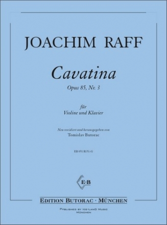 Cavatina op.85 Nr.3 fr Violine und Klavier