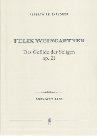 Das Gefilde der Seligen op.21 fr Orchester Studienpartitur