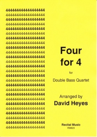 Four for 4 for 4 double basses score and parts