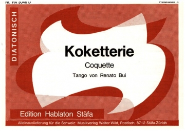 Koketterie - Coquette fr Akkordeonorchester Diatonische Handharmonika