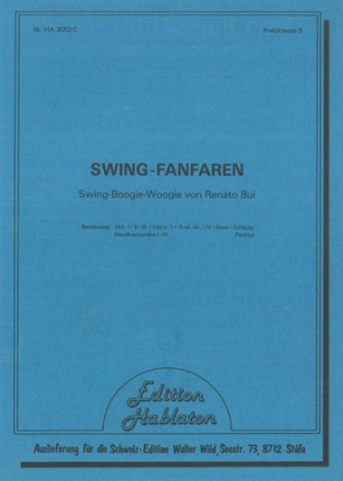 Renato Bui Swing Fanfaren Akkordeonorchester / Einzelausgabe 1. Akkordeon (Solo)