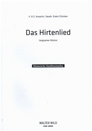 Das Hirtenlied fr Akkordeonorchester Diatonische Handharmonika