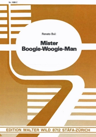 Renato Bui Mister Boogie Woogie Man Einzelausgabe Akkordeon