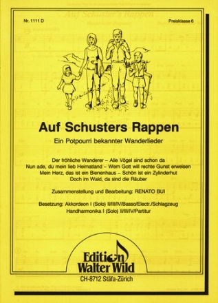 arr. Renato Bui Auf Schusters Rappen Akkordeonorchester / Einzelausgabe 1. Handharmonika (Solo)